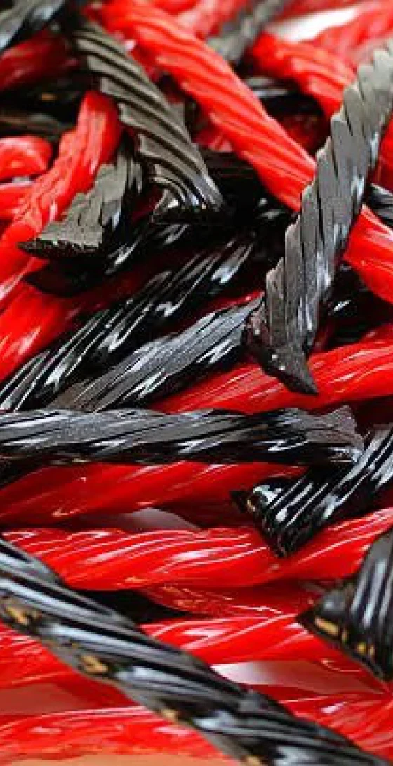 Sweet and chewy licorice assortment